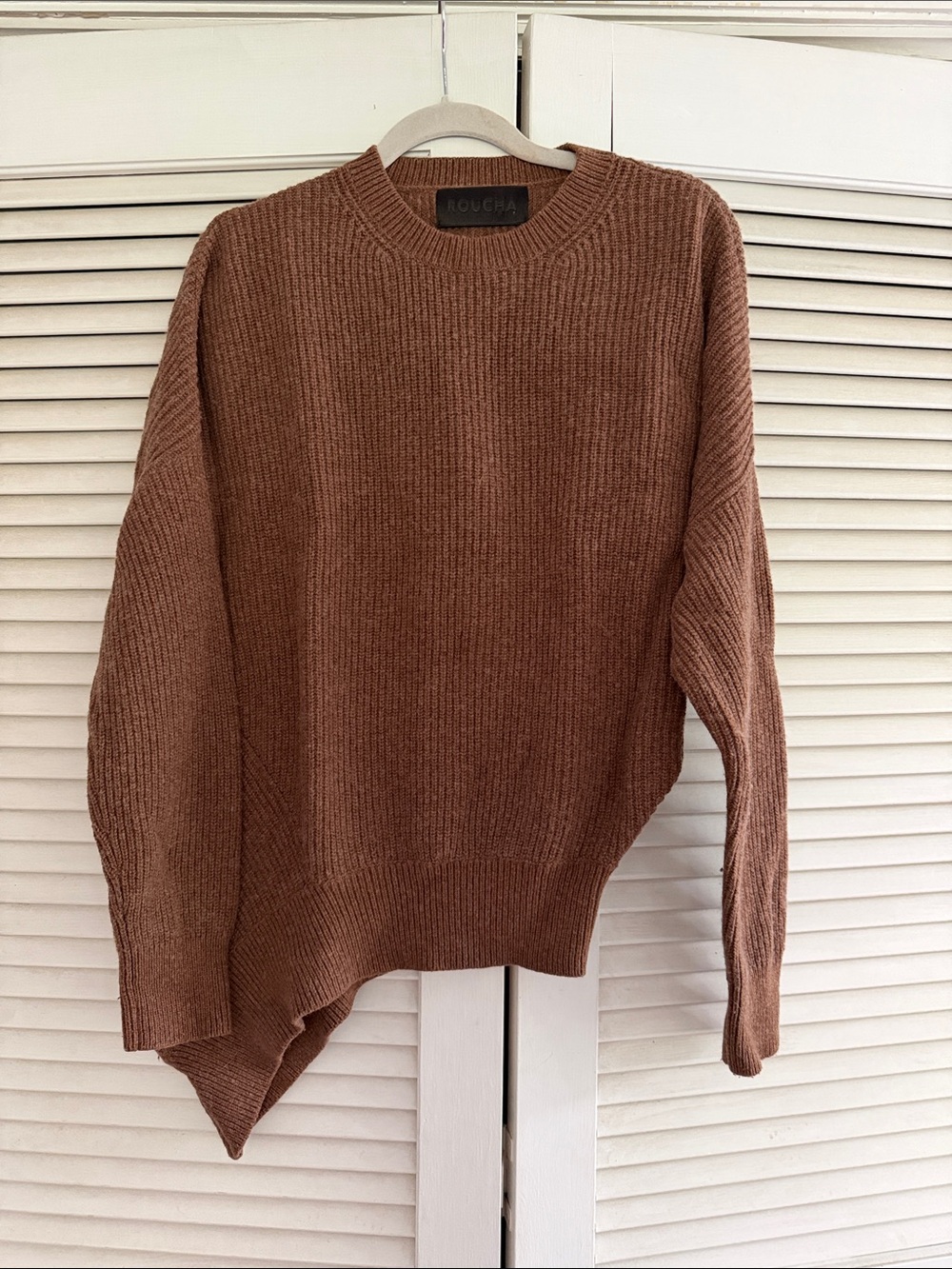 Roucha Stael Sweater Size C Large Brown